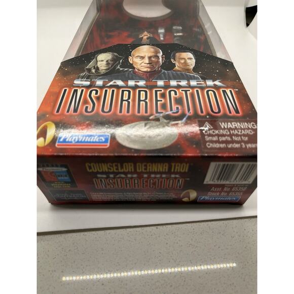 Star Trek Insurrection 9" Troi Action Figure Playmates - Sealed - Picture 8 of 9
